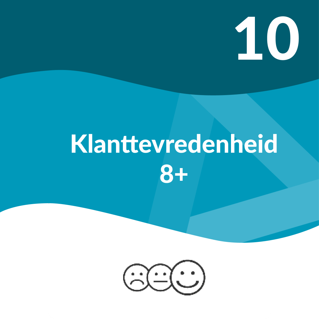 Zekerheid 10: Klanttevredenheid 8+. Triqs, vernieuwend onderzoeksbureau.