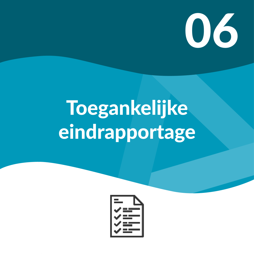 Zekerheid 6: Toegankelijke eindrapportage. Triqs, vernieuwend onderzoeksbureau.