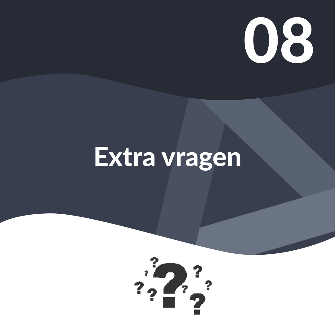 Zekerheid 8: Extra vragen. Triqs, vernieuwend onderzoeksbureau.